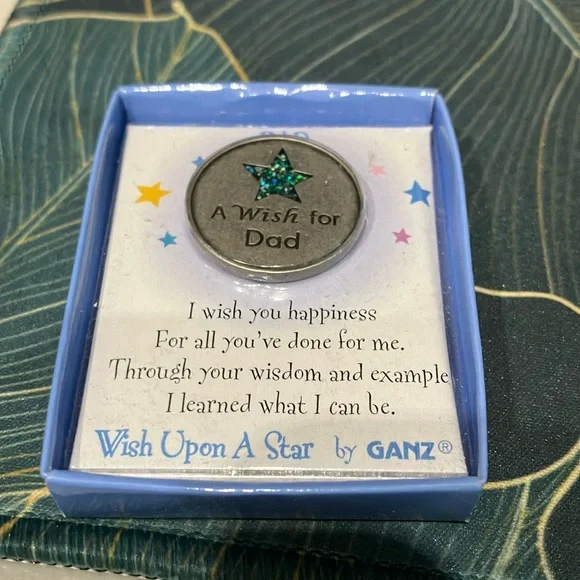 A Wish for Dad Pocket Token by Ganz - Picture 1 of 3